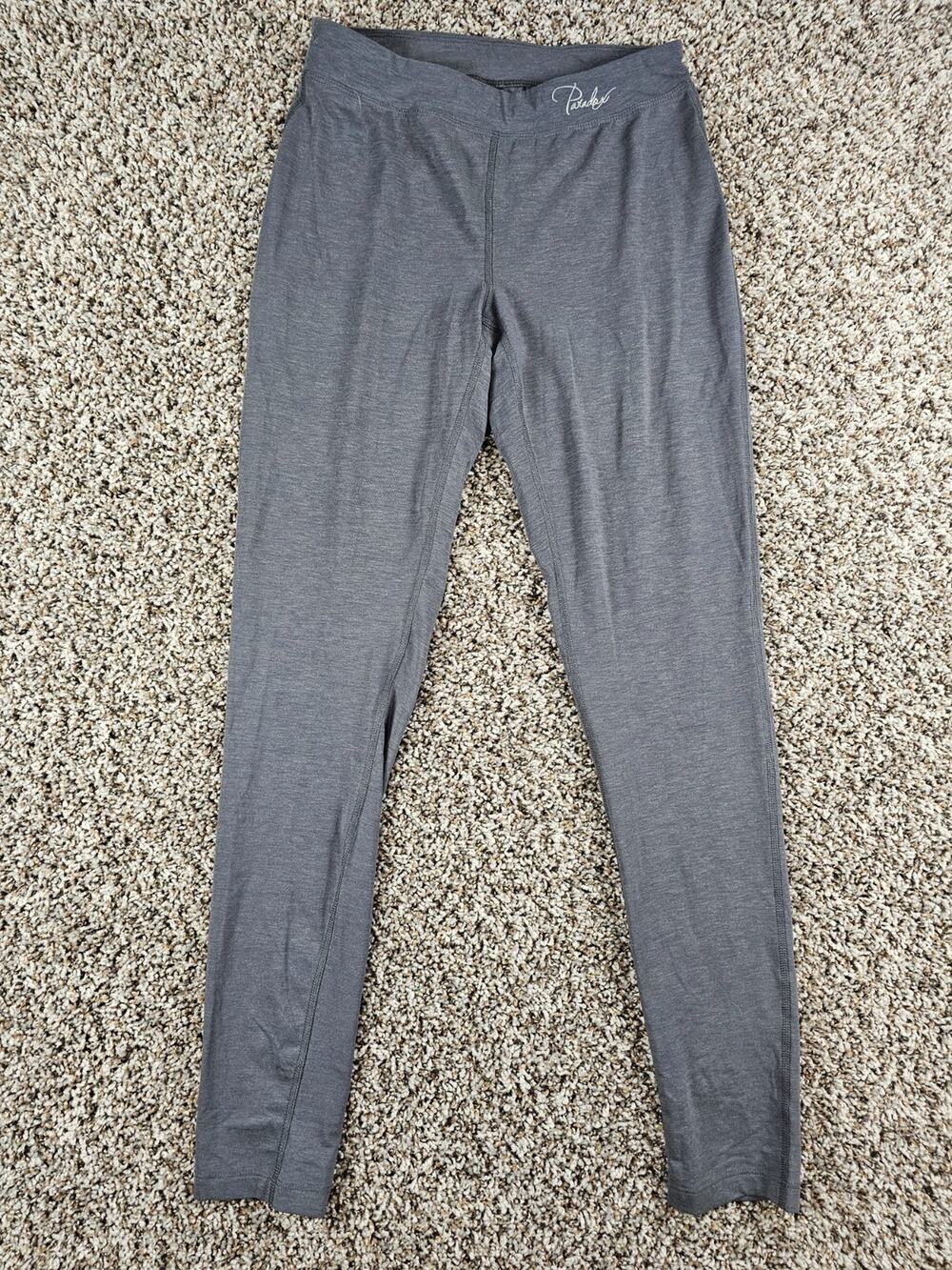 Merino Blend by Paradox Womens Sz S Skinny Leg Base Layer Pants Gray Wool